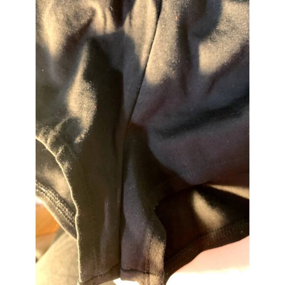 Bebe Black Eyelet Lace Spaghetti Strap Dress Shorts Underneath SIZE S - Picture 10 of 13